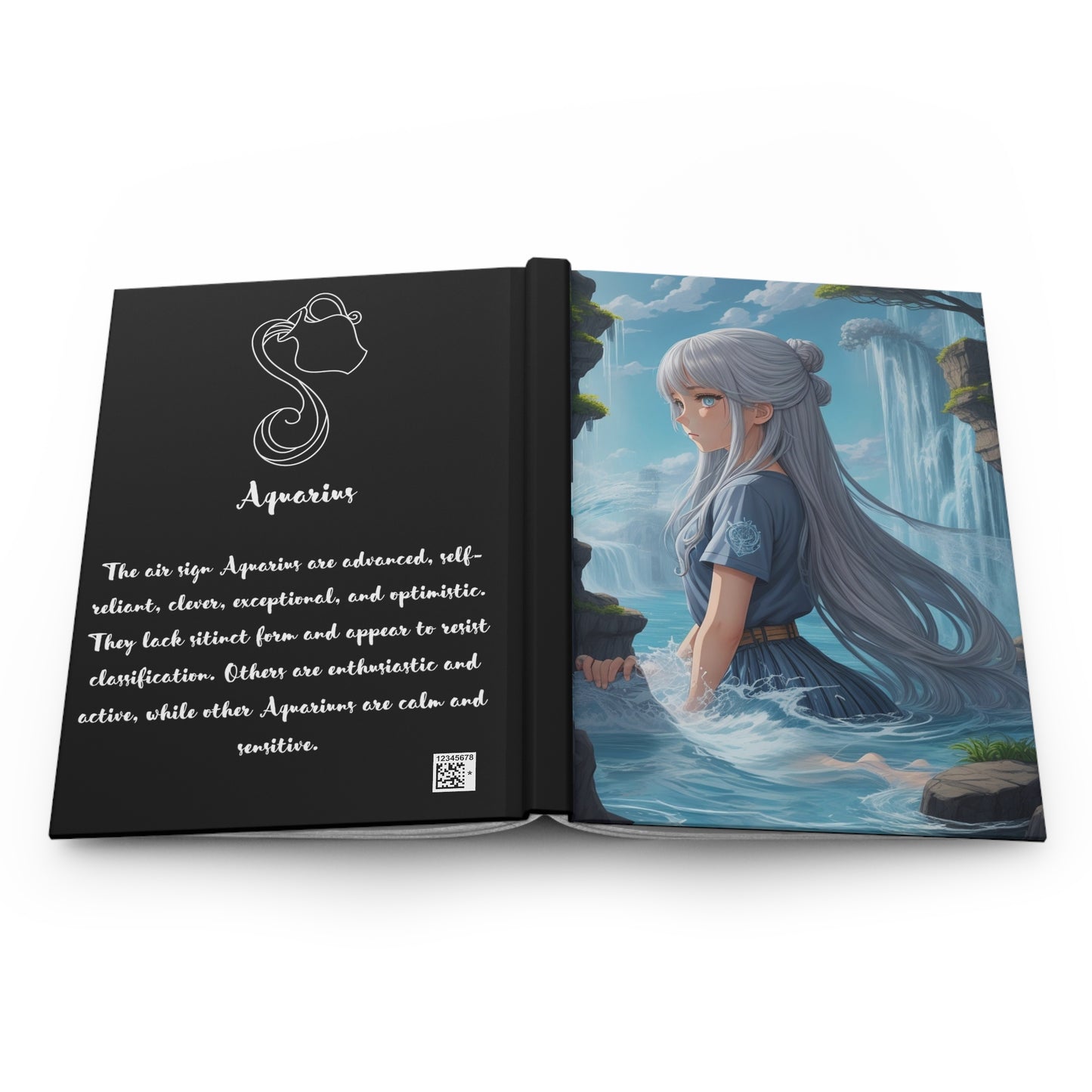 Zodiac Aquarius Manga Girl Journal