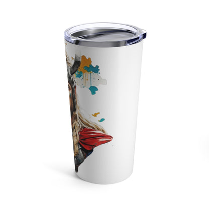 Thor Splatter Art Tumbler