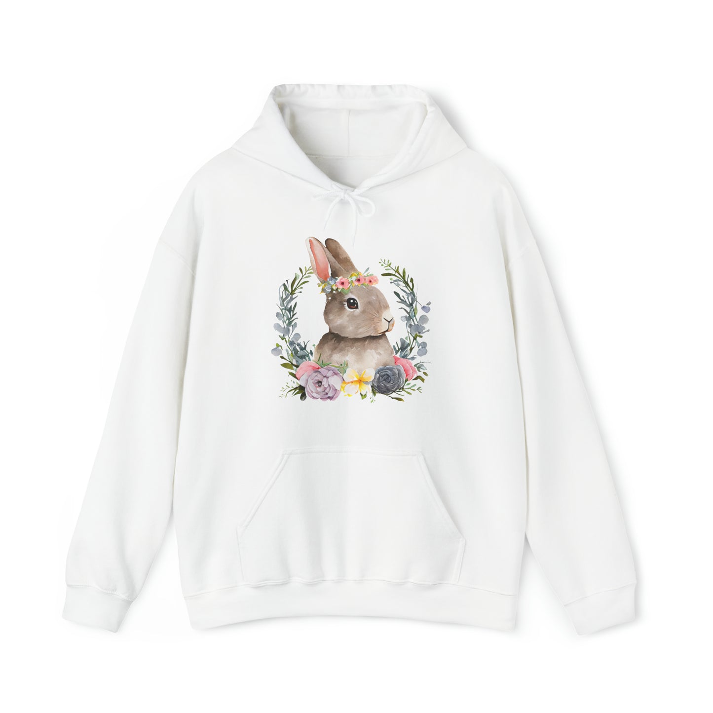 Easter Flower Bunny Hoodie