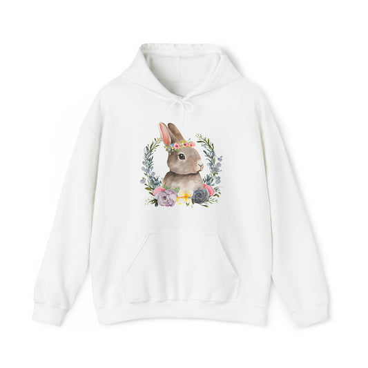 Easter Flower Bunny Hoodie