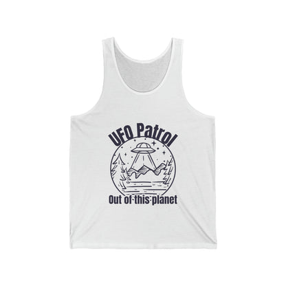 Alien UFO Patrol Tank Top