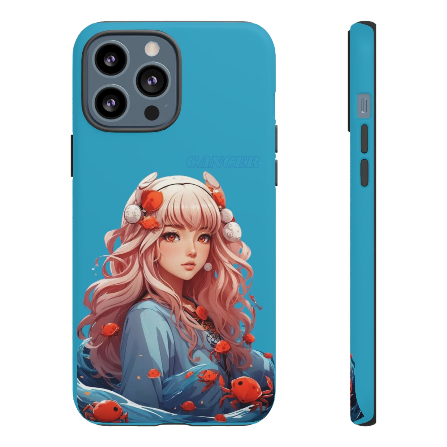 Zodiac Cancer Manga Girl Phone Case