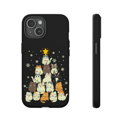 Christmas Cat Tree Phone Case