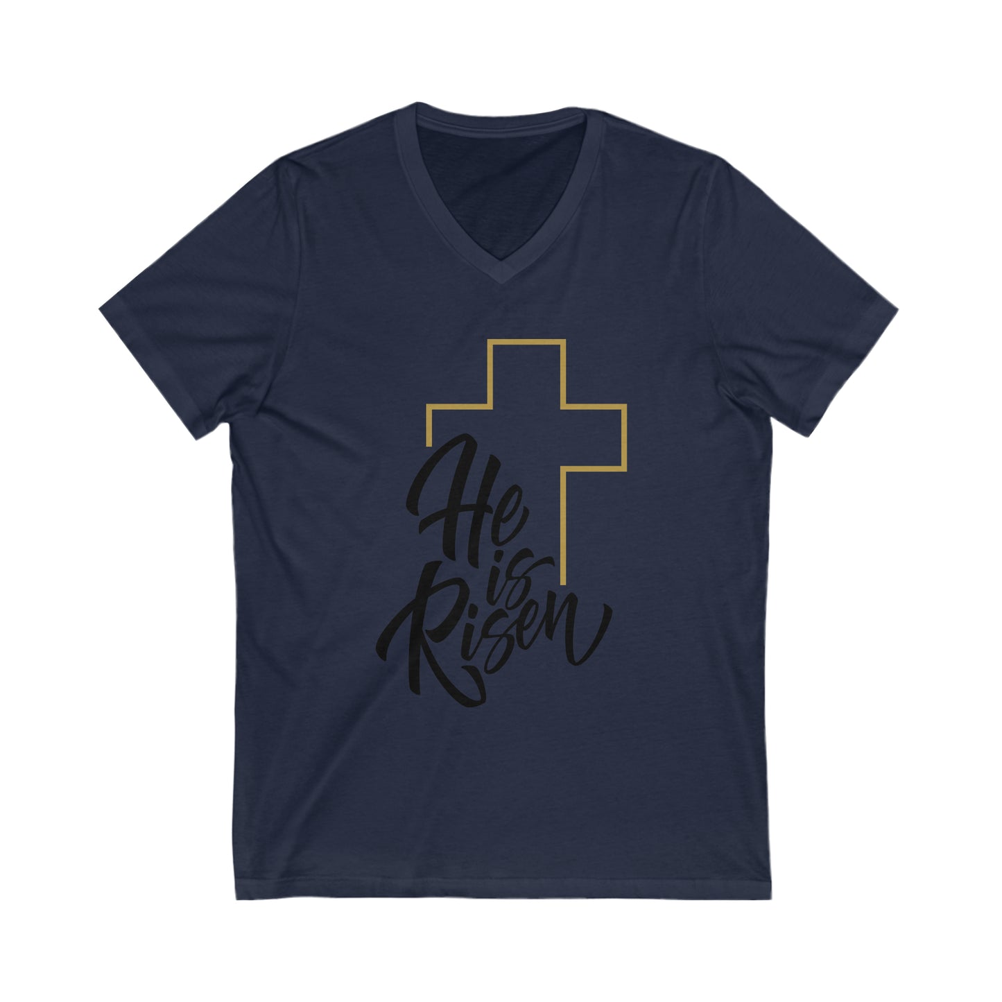 Easter He Is Risen V-Neck Shirt