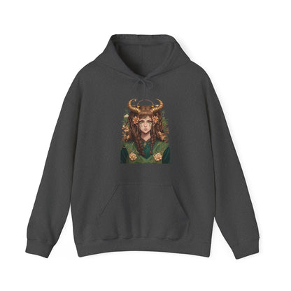 Zodiac Capricorn Manga Girl Hoodie