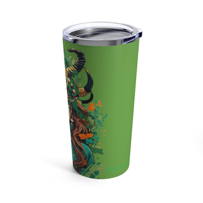 Zodiac Taurus Manga Girl Tumbler