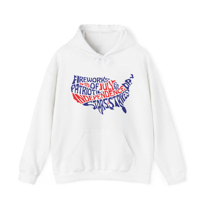 Fireworks 4th Of July Hoodie