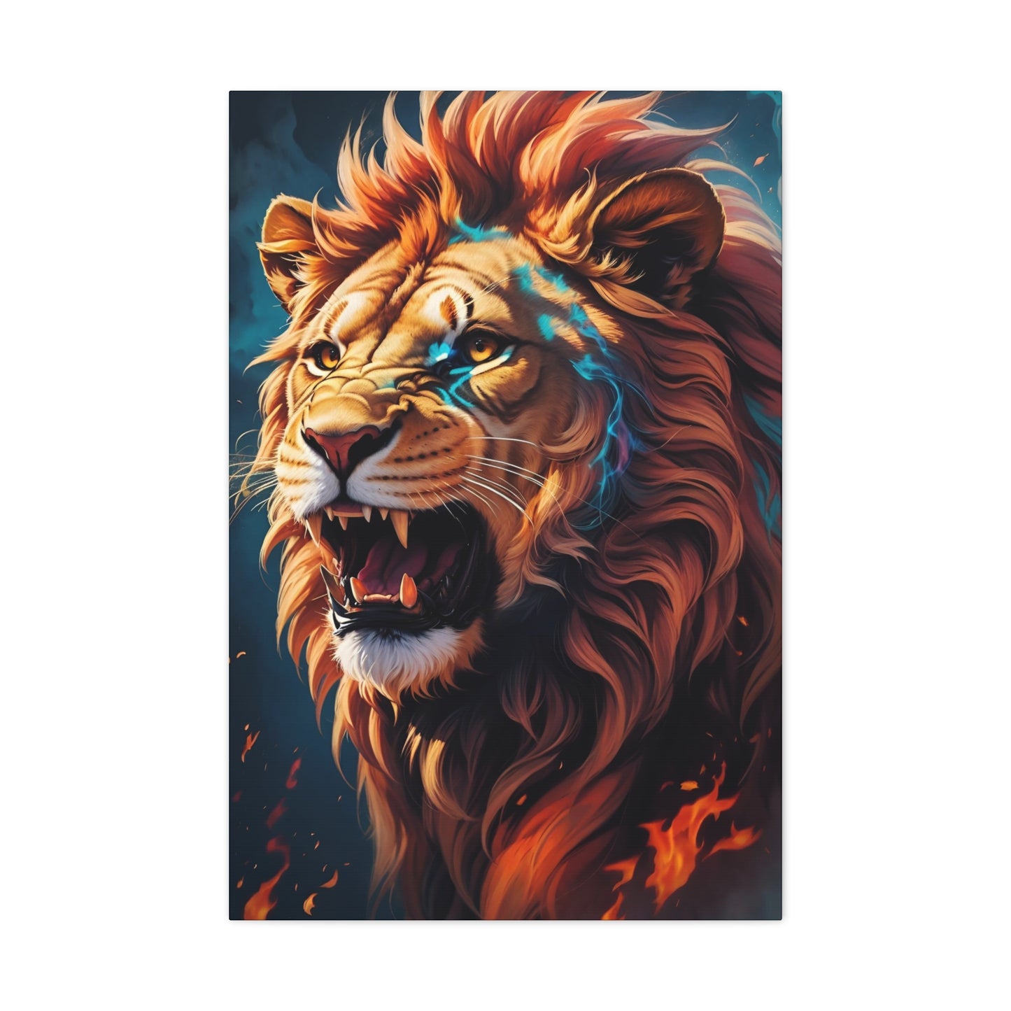 Lion Semi Realism Canvas