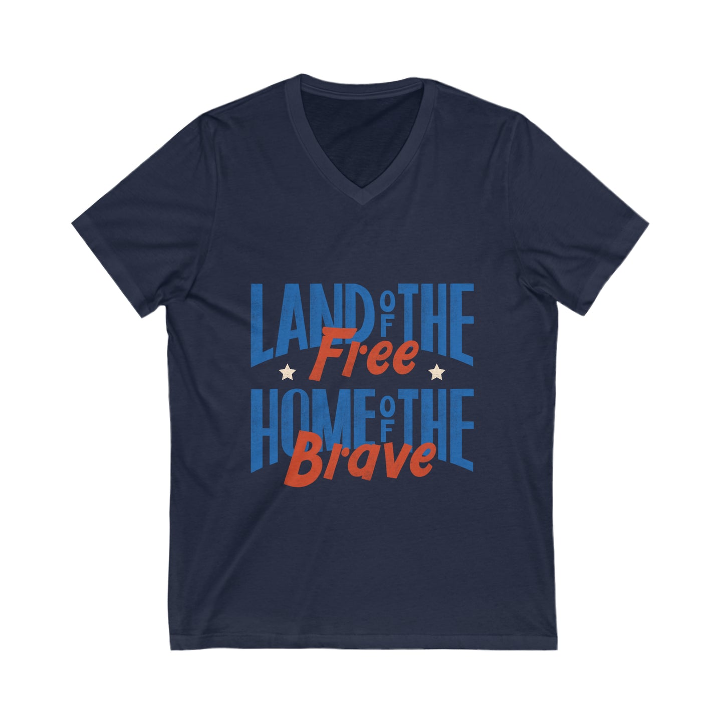 Land Of The Free V-Neck Shirt