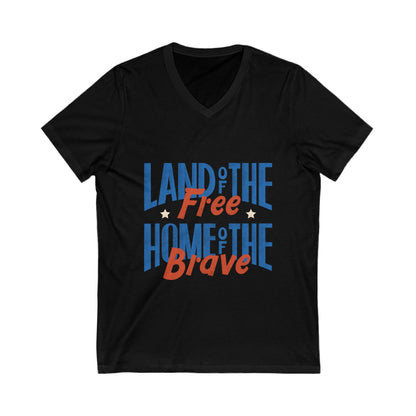 Land Of The Free V-Neck Shirt