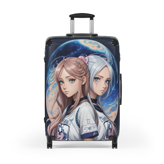 Zodiac Gemini Manga Girls Suitcase