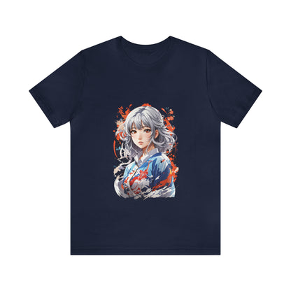 Grey Hair Manga Girl Shirt