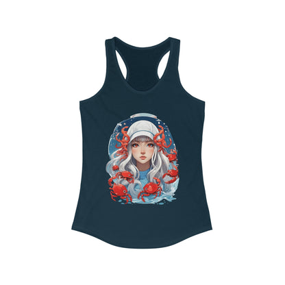 Zodiac Cancer Manga Girl Tank Top