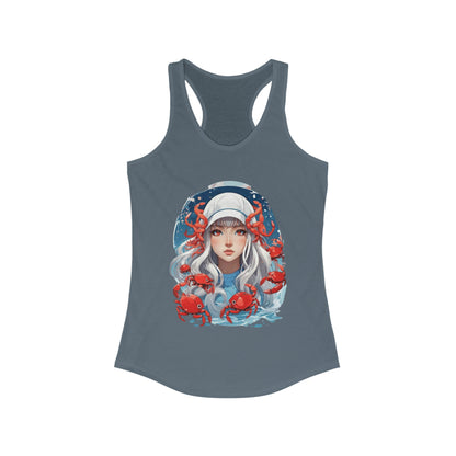 Zodiac Cancer Manga Girl Tank Top