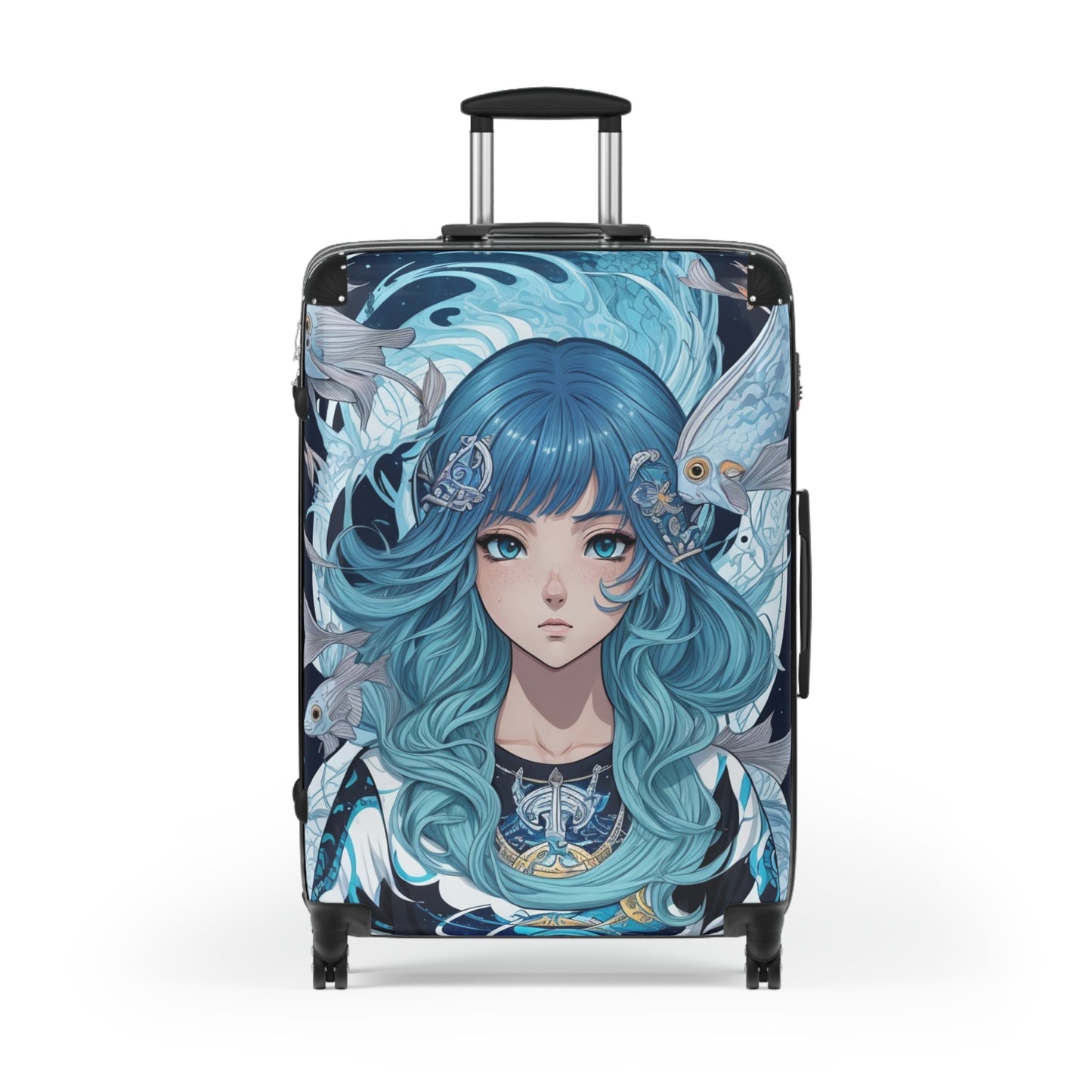 Zodiac Pisces Manga Girl Suitcase