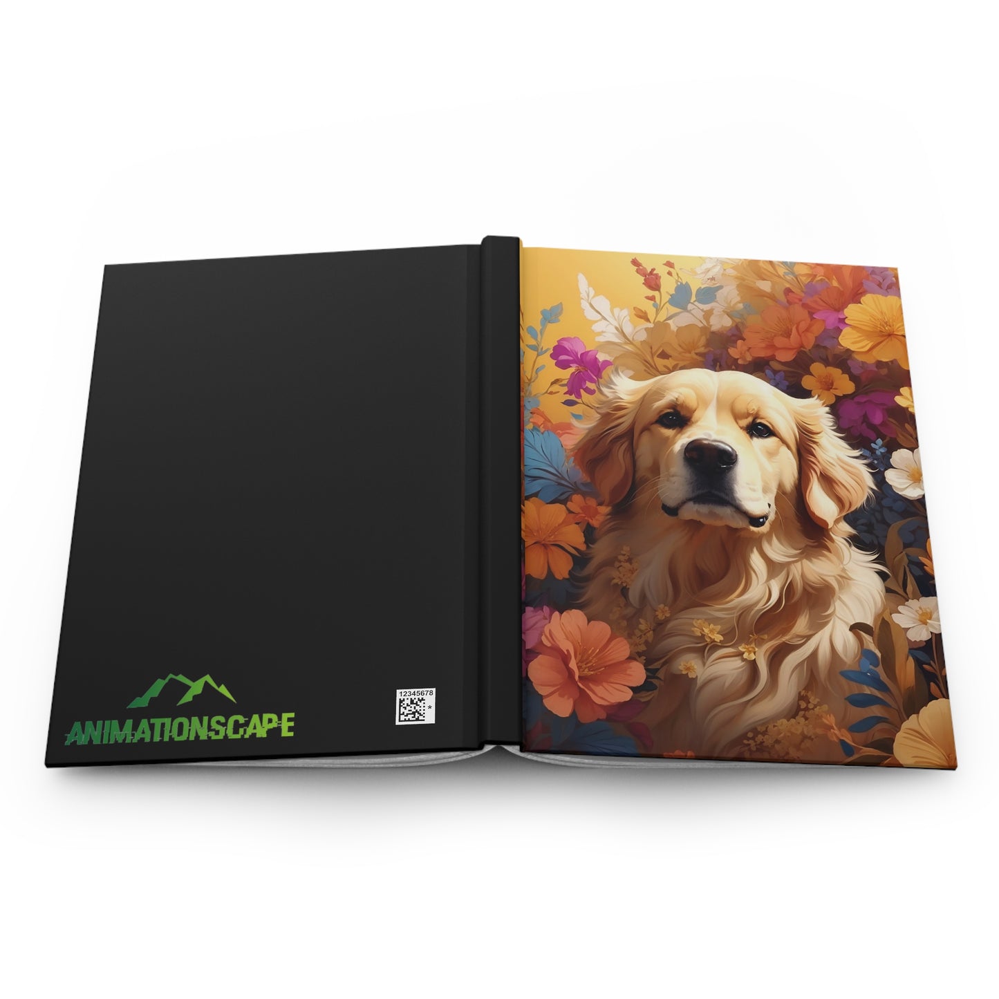 Golden Retriever Semi Realism Journal