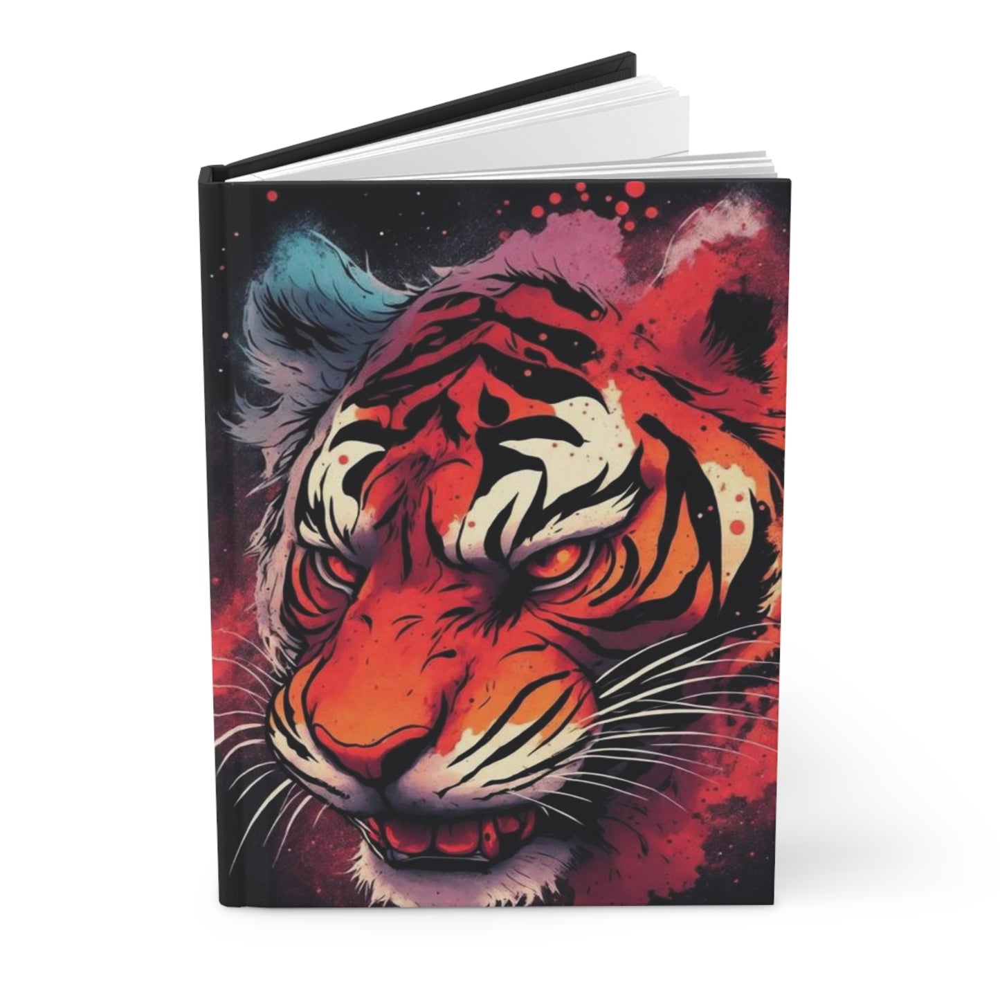 Tiger Splatter Art Journal