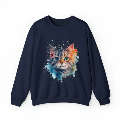 Cat Watercoloring Sweatshirt