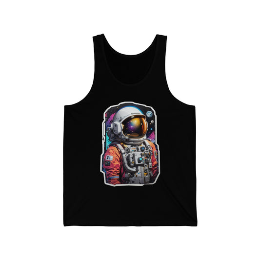 Astronaut Sticker Tank Top