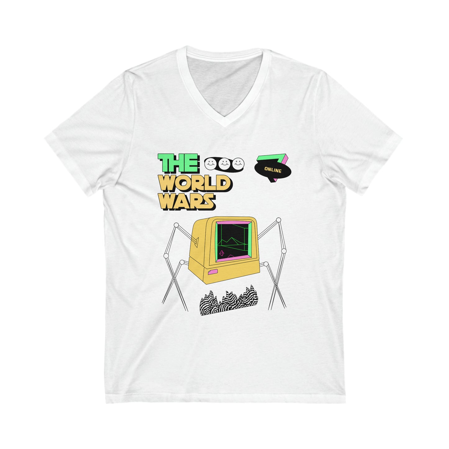 Technology The World Wars V-Neck Shirt