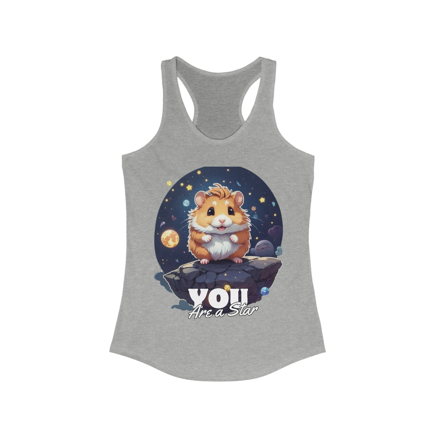 Hamster Star Quote Tank Top