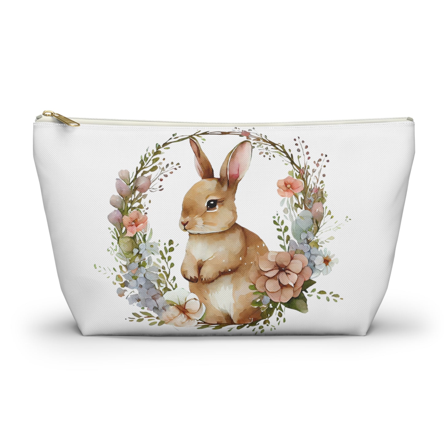 Easter Flower Bunny Toiletry Pouch