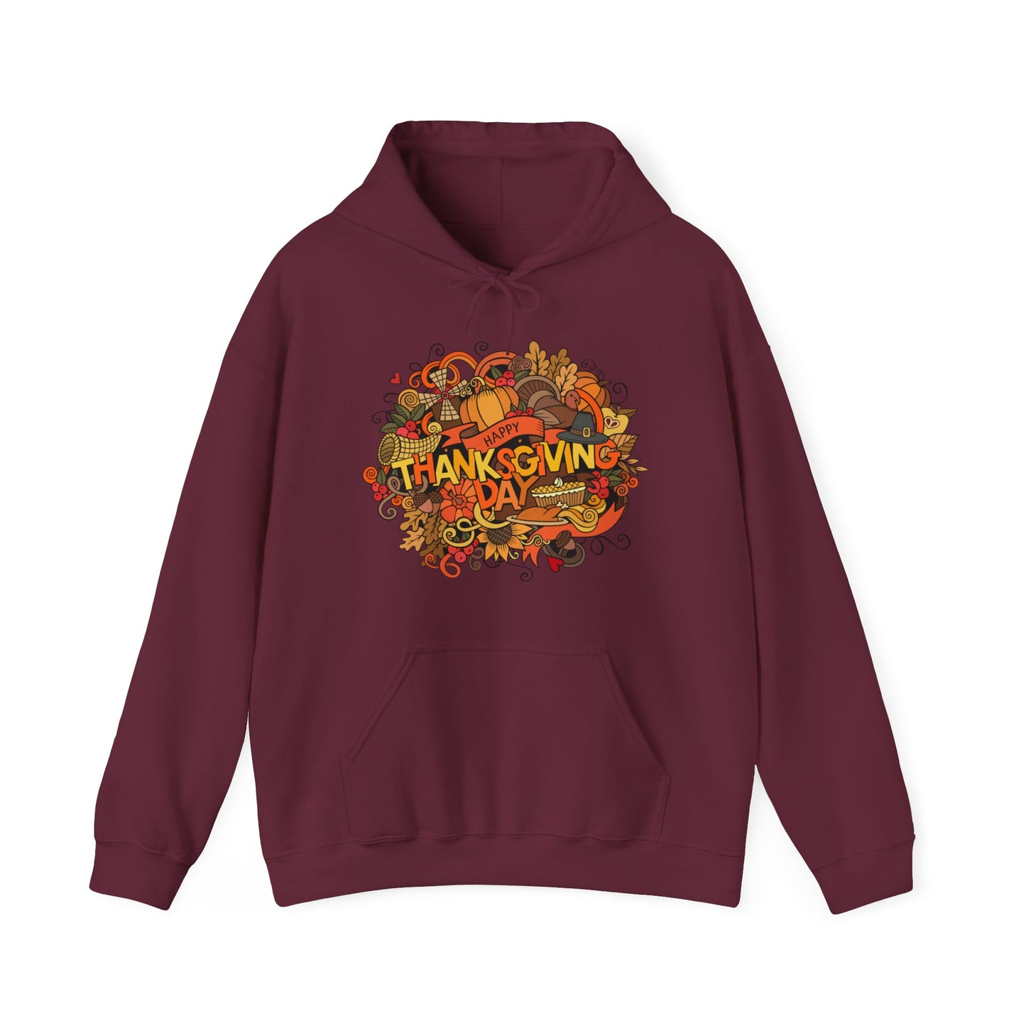 Fall Happy Thanksgiving Day Hoodie