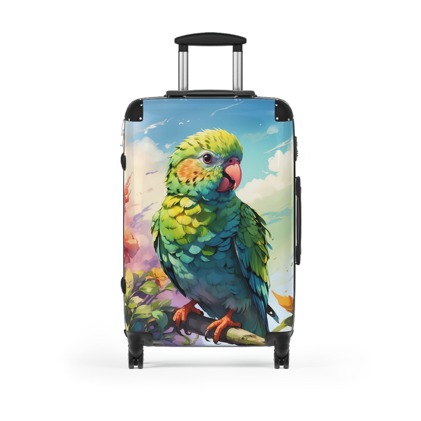 Parakeet Semi Realism Suitcase