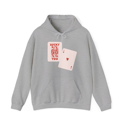 Queen Heart Lucky You Hoodie