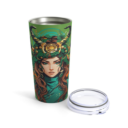 Zodiac Taurus Manga Girl Tumbler