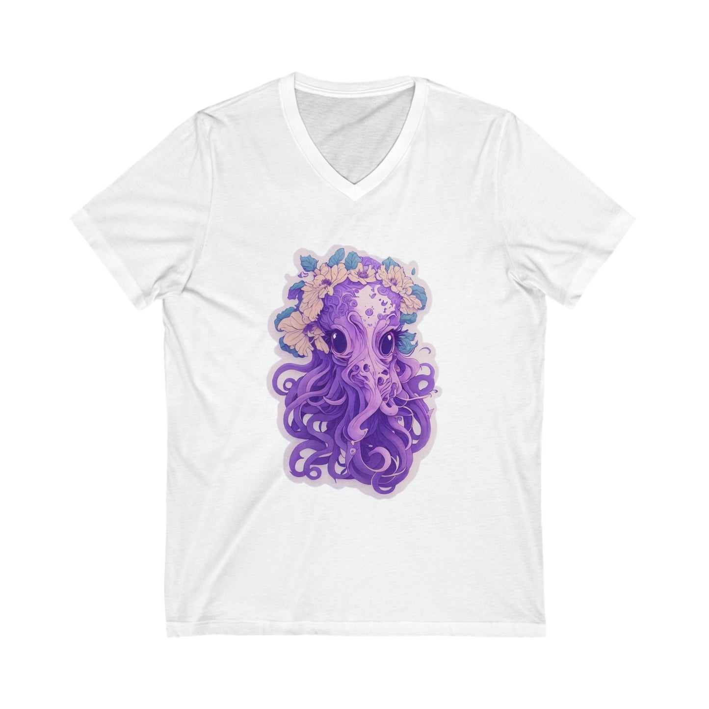 Octopus Ghibli V-Neck Shirt