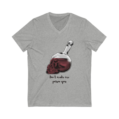 Halloween Poison Quote V-Neck Shirt