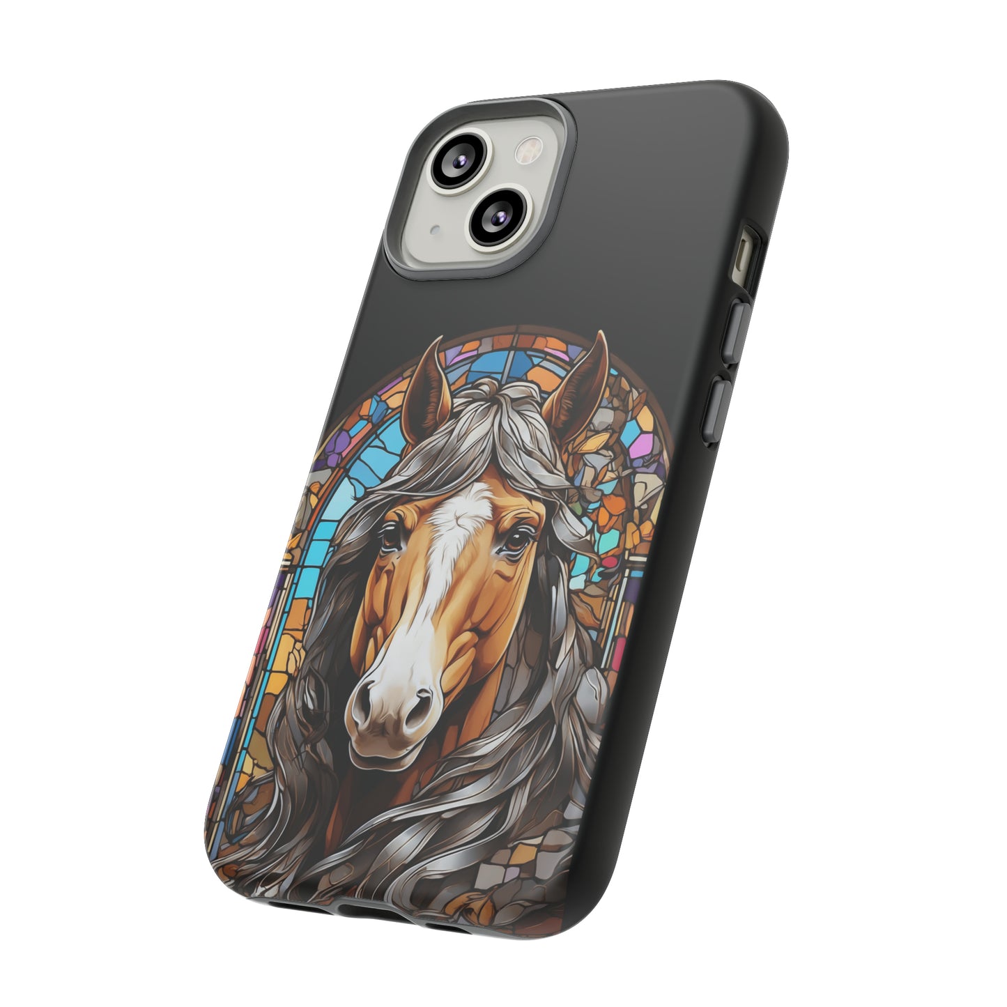 Horse Stained Glass Phone Case