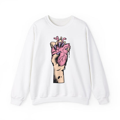 Halloween Ripped Out Heart Sweatshirt