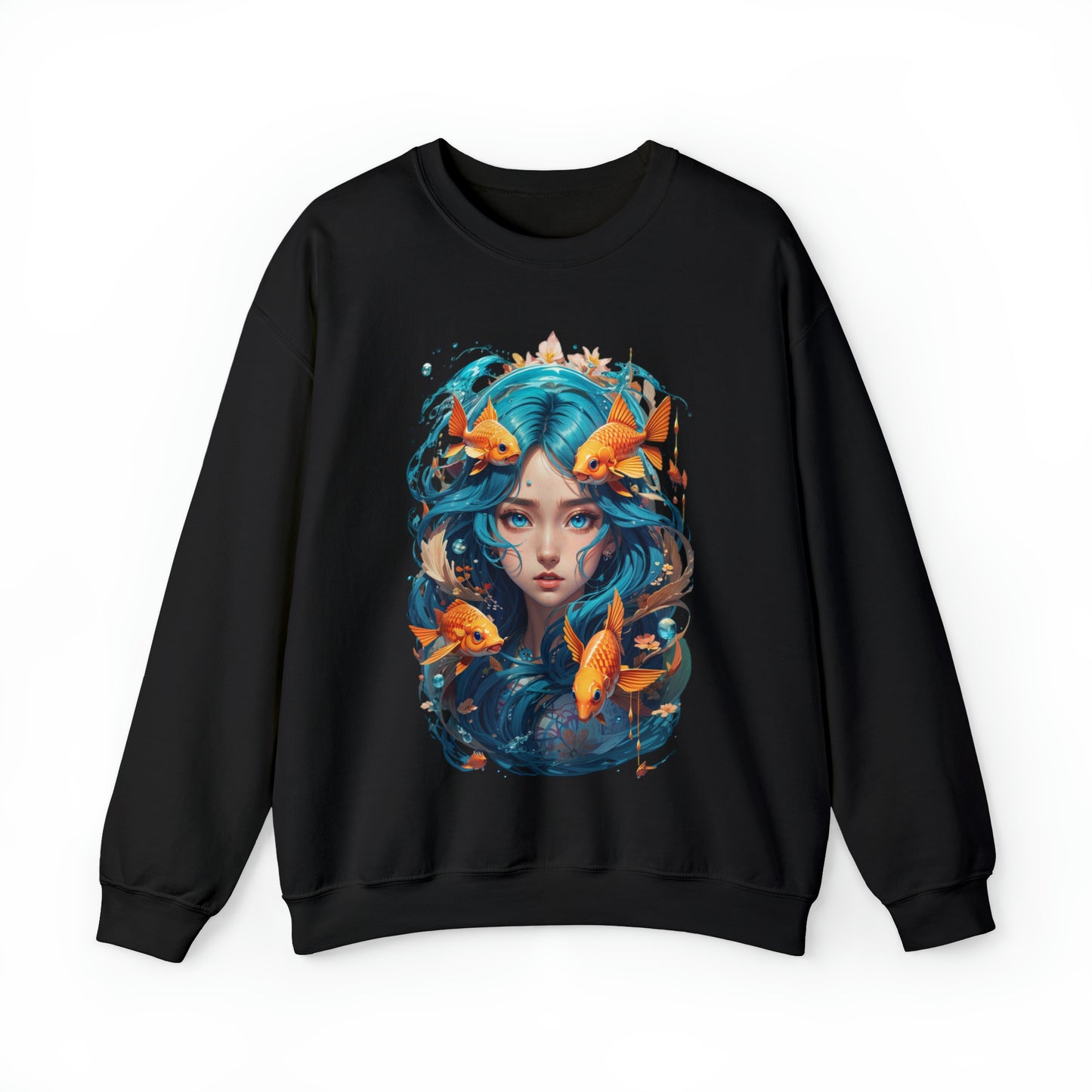 Zodiac Pisces Manga Girl Sweatshirt