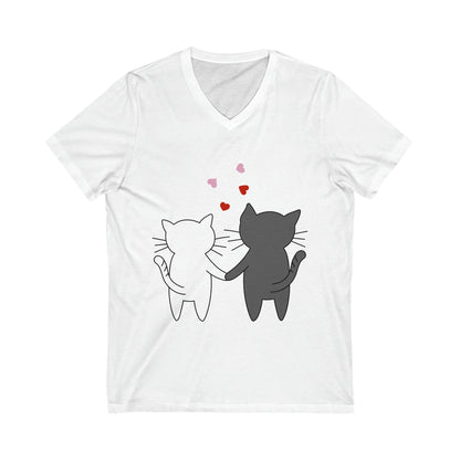 Cat Lovers V-Neck Shirt