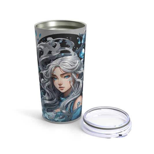 Zodiac Aquarius Manga Girl Tumbler