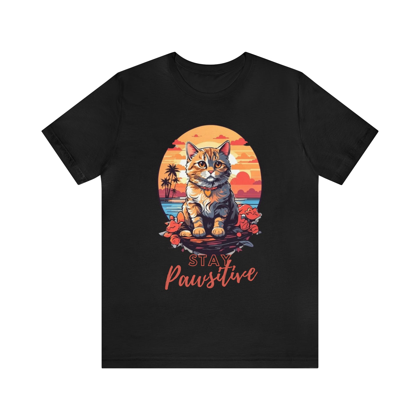 Cat Pawsitive Quote Shirt