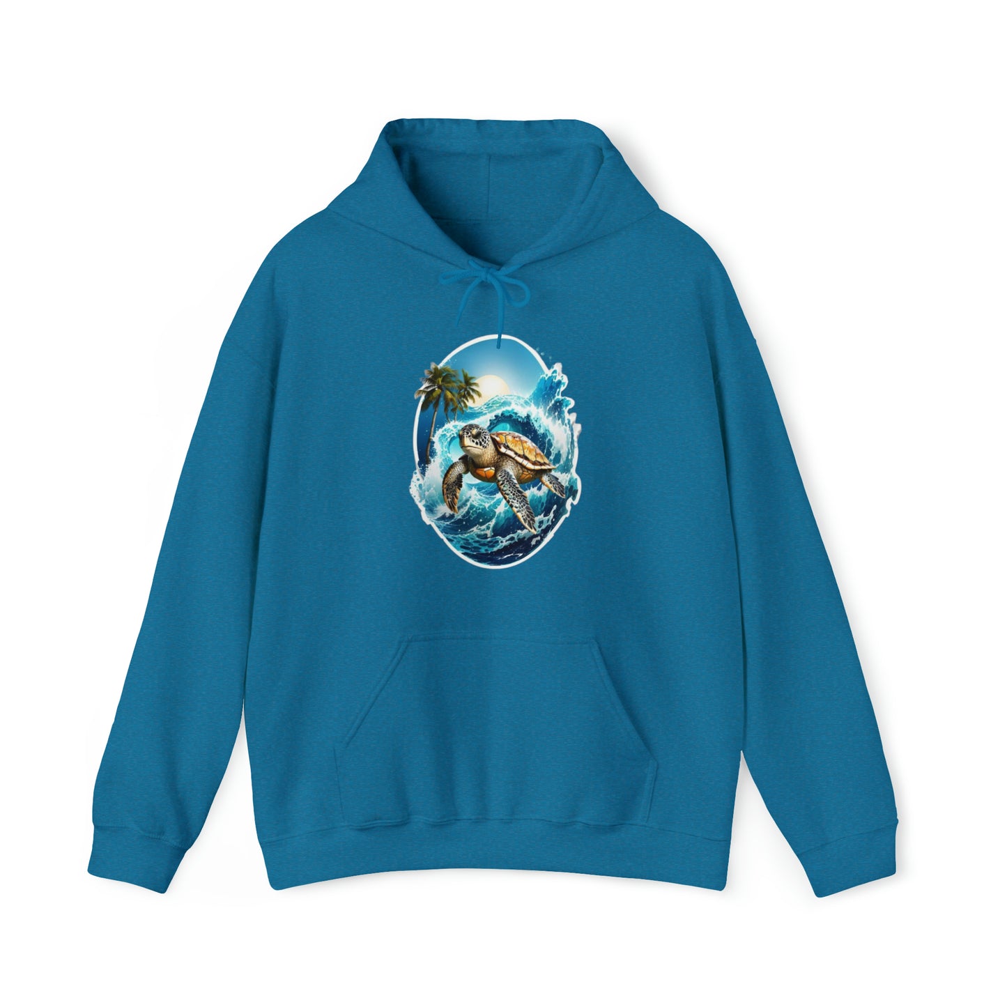 Turtle Sticker Art Hoodie