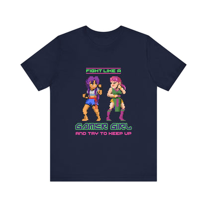 Fight Like A Gamer Girl Shirt