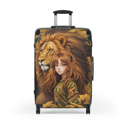 Zodiac Leo Manga Girl Suitcase