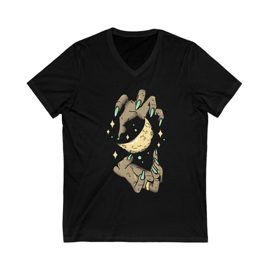 Halloween Witchy Hands V-Neck Shirt