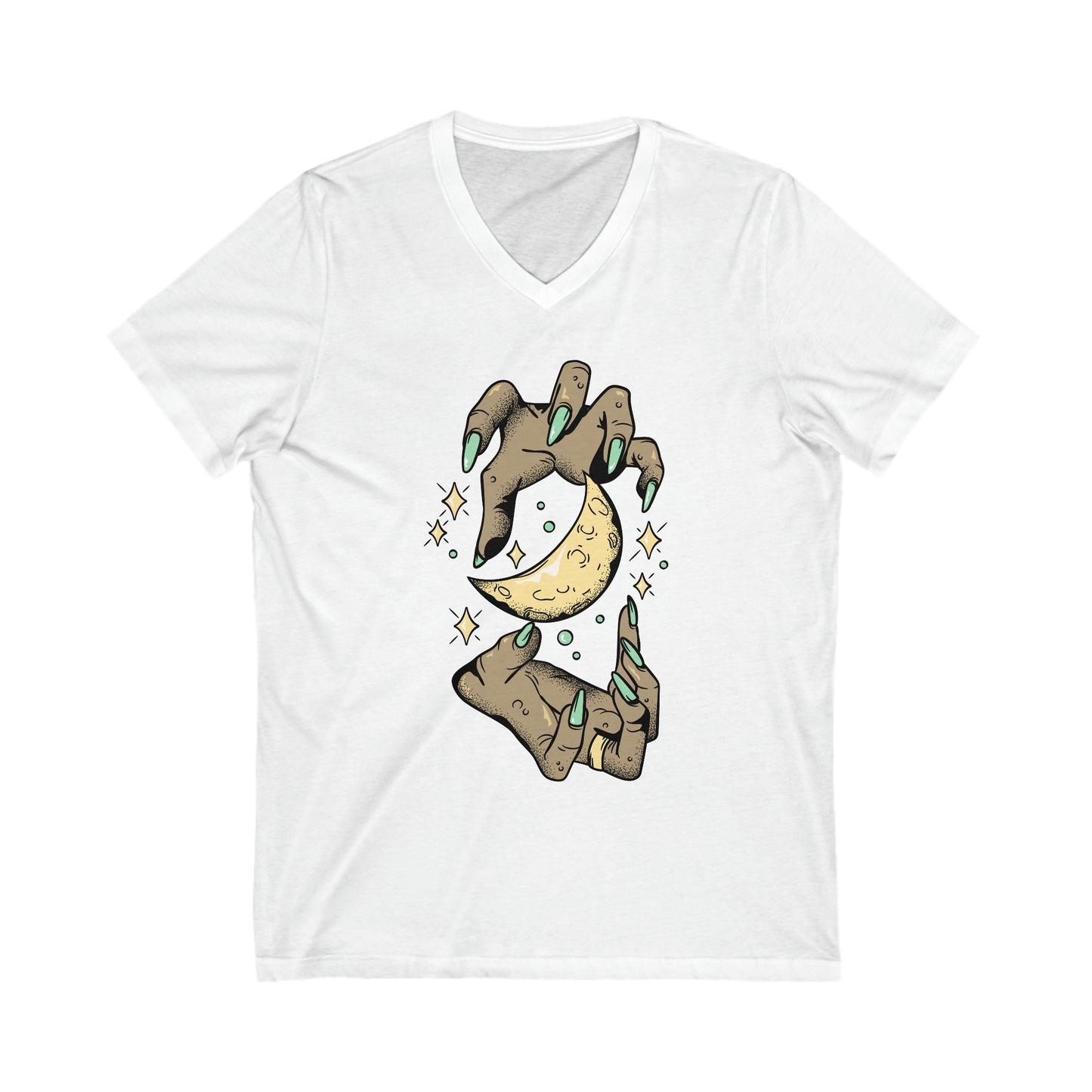 Halloween Witchy Hands V-Neck Shirt