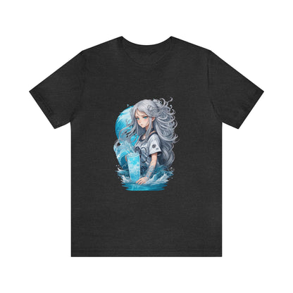 Zodiac Aquarius Manga Girl Shirt