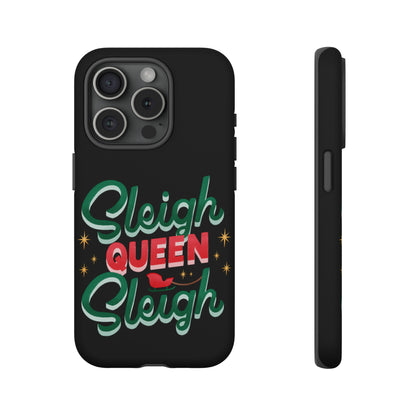 Christmas Sleigh Queen Quote Phone Case