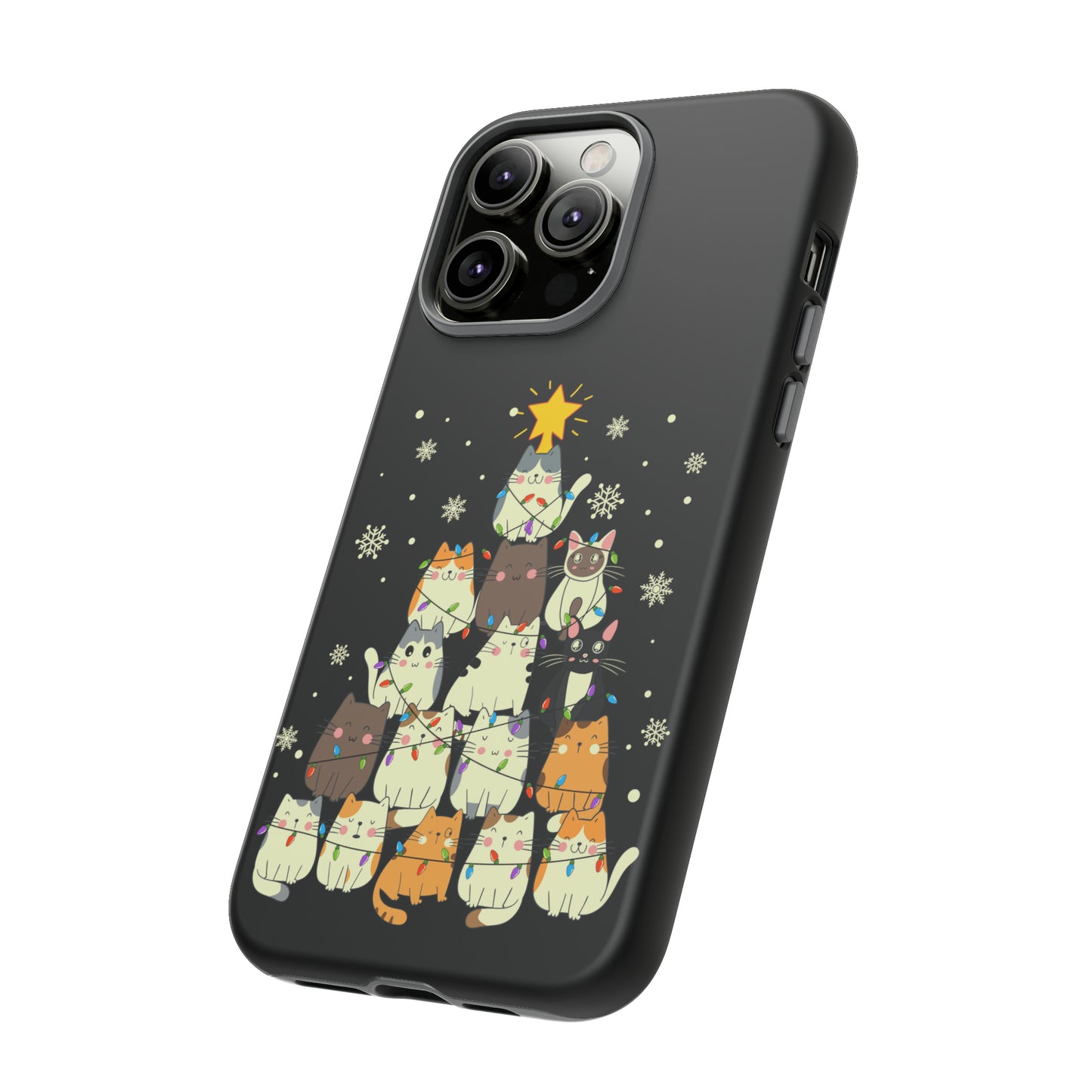 Christmas Cat Tree Phone Case