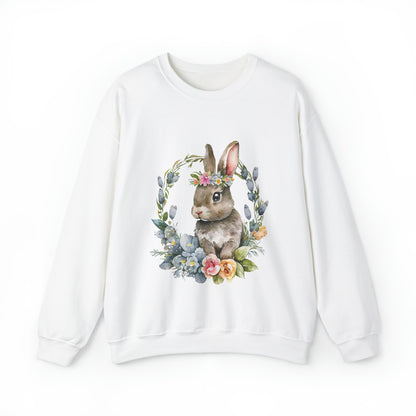 Easter Flower Bunny Sweatshirt