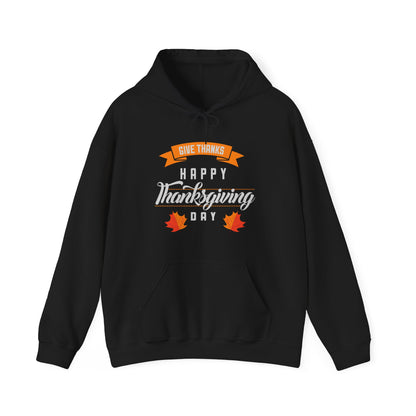 Give Thanks Happy Thanksgiving Day Hoodie