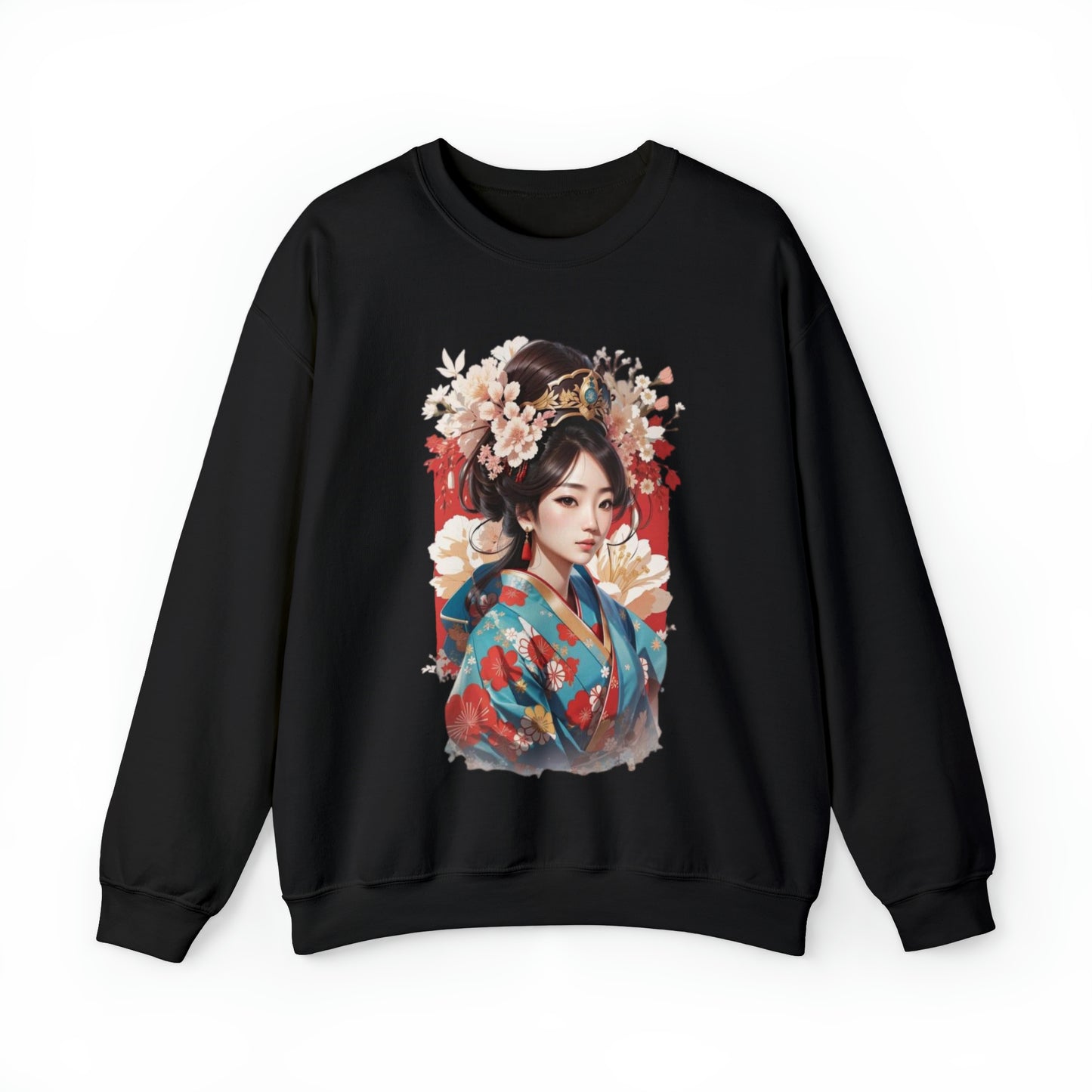 Kimono Illustration Sweatshirt