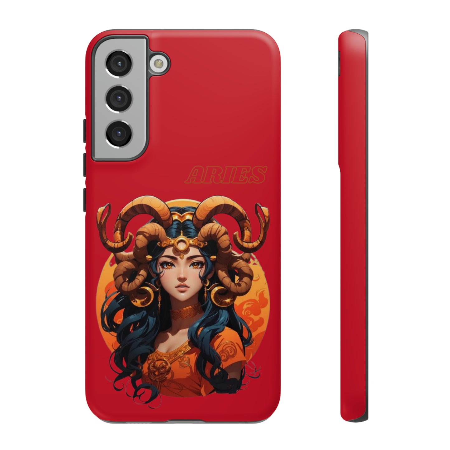 Zodiac Aries Manga Girl Phone Case